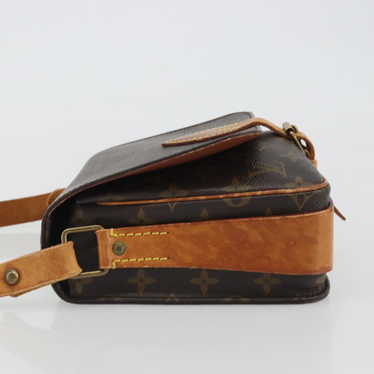 LOUIS VUITTON Monogram Cartouchiere MM Shoulder Bag M51253 LV Auth 189597