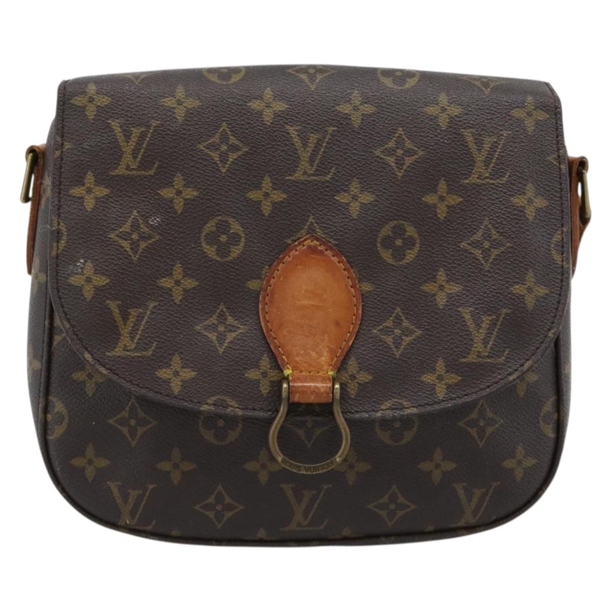 LOUIS VUITTON Monogram Saint Cloud GM Shoulder Bag M51242 LV Auth 189602