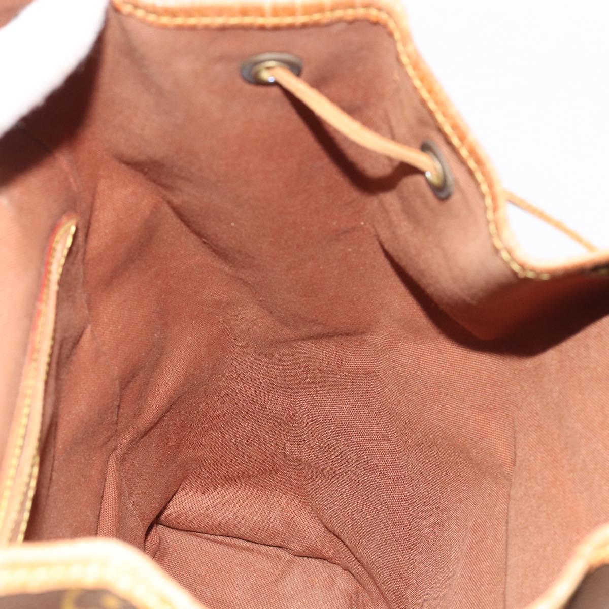 LOUIS VUITTON Monogram Montsouris GM Backpack M51135 LV Auth 189603