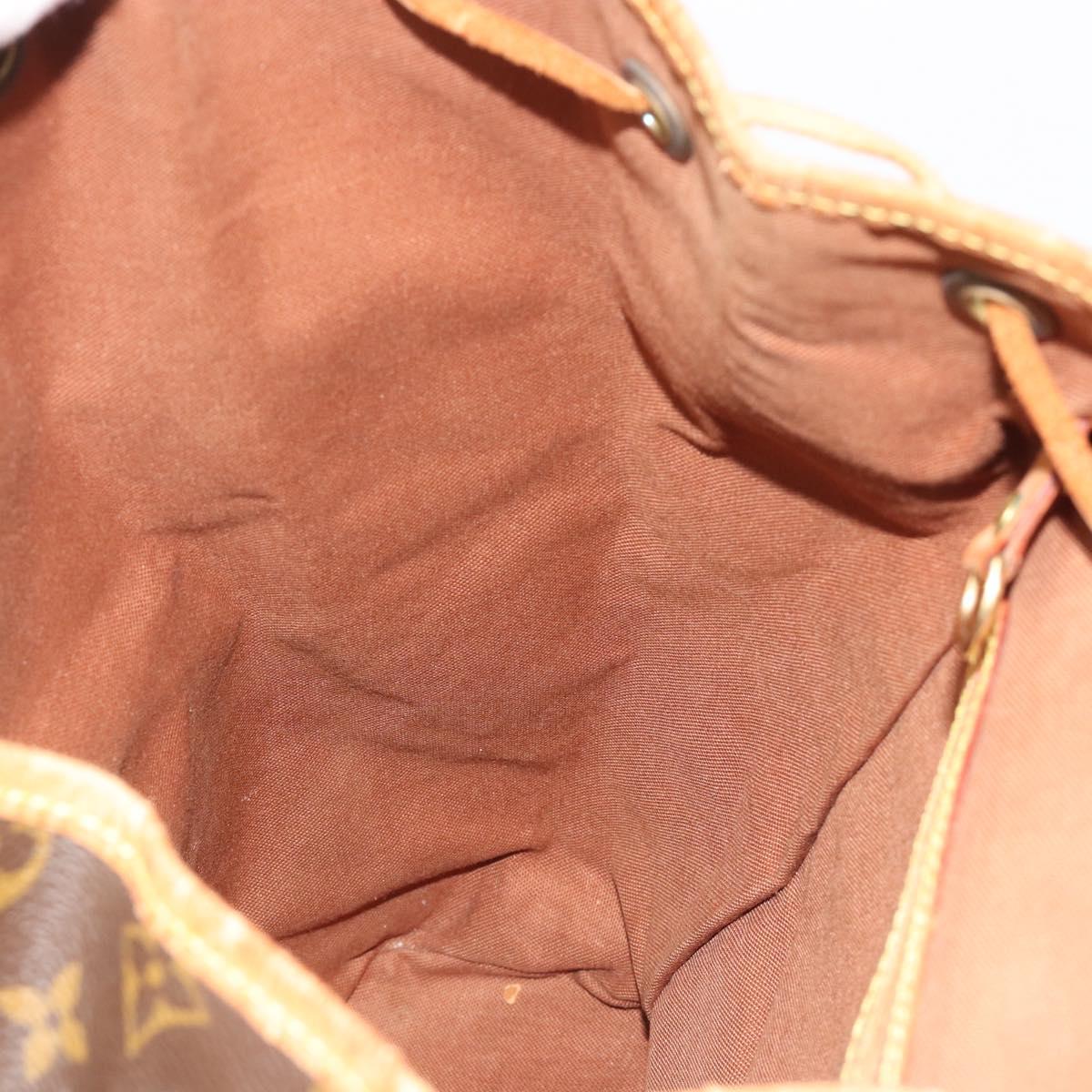 LOUIS VUITTON Monogram Montsouris GM Backpack M51135 LV Auth 189603