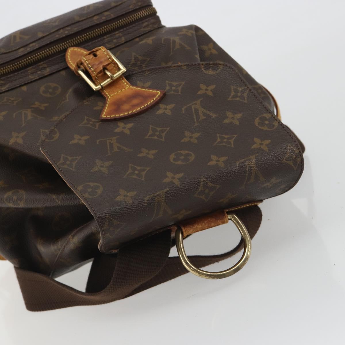 LOUIS VUITTON Monogram Montsouris GM Backpack M51135 LV Auth 189603