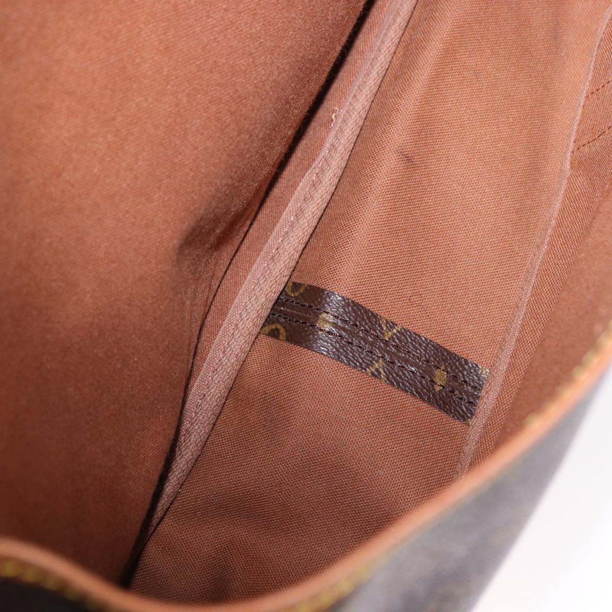 LOUIS VUITTON Monogram Saumur 43 Shoulder Bag M42252 LV Auth 189607