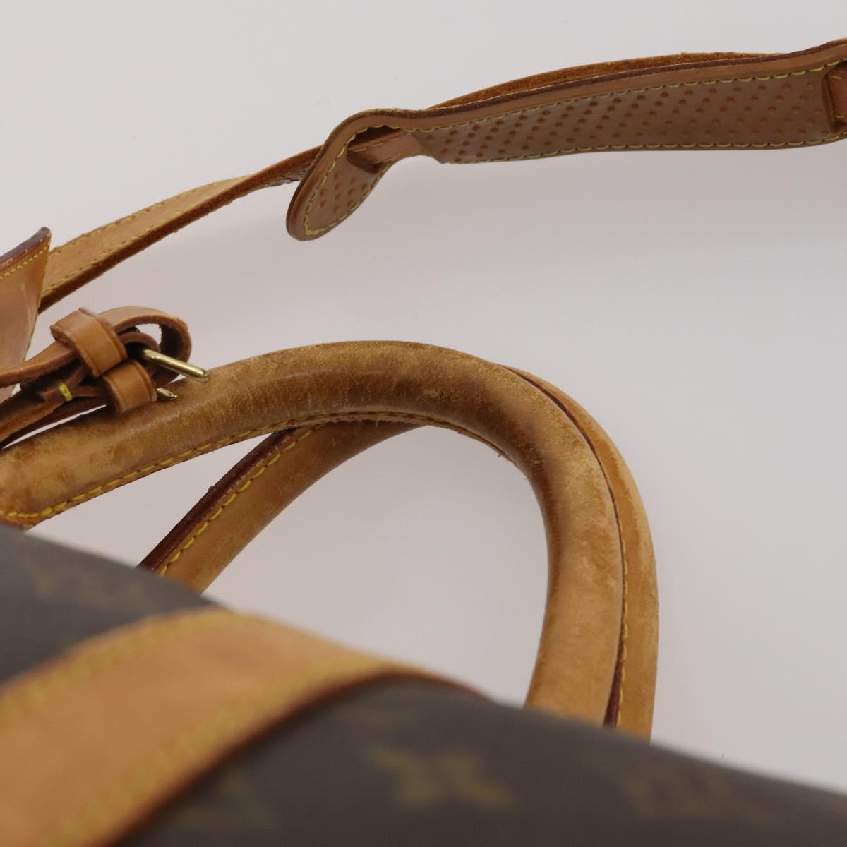 LOUIS VUITTON Monogram Keepall Bandouliere 55 Boston Bag M41414 LV Auth 189613