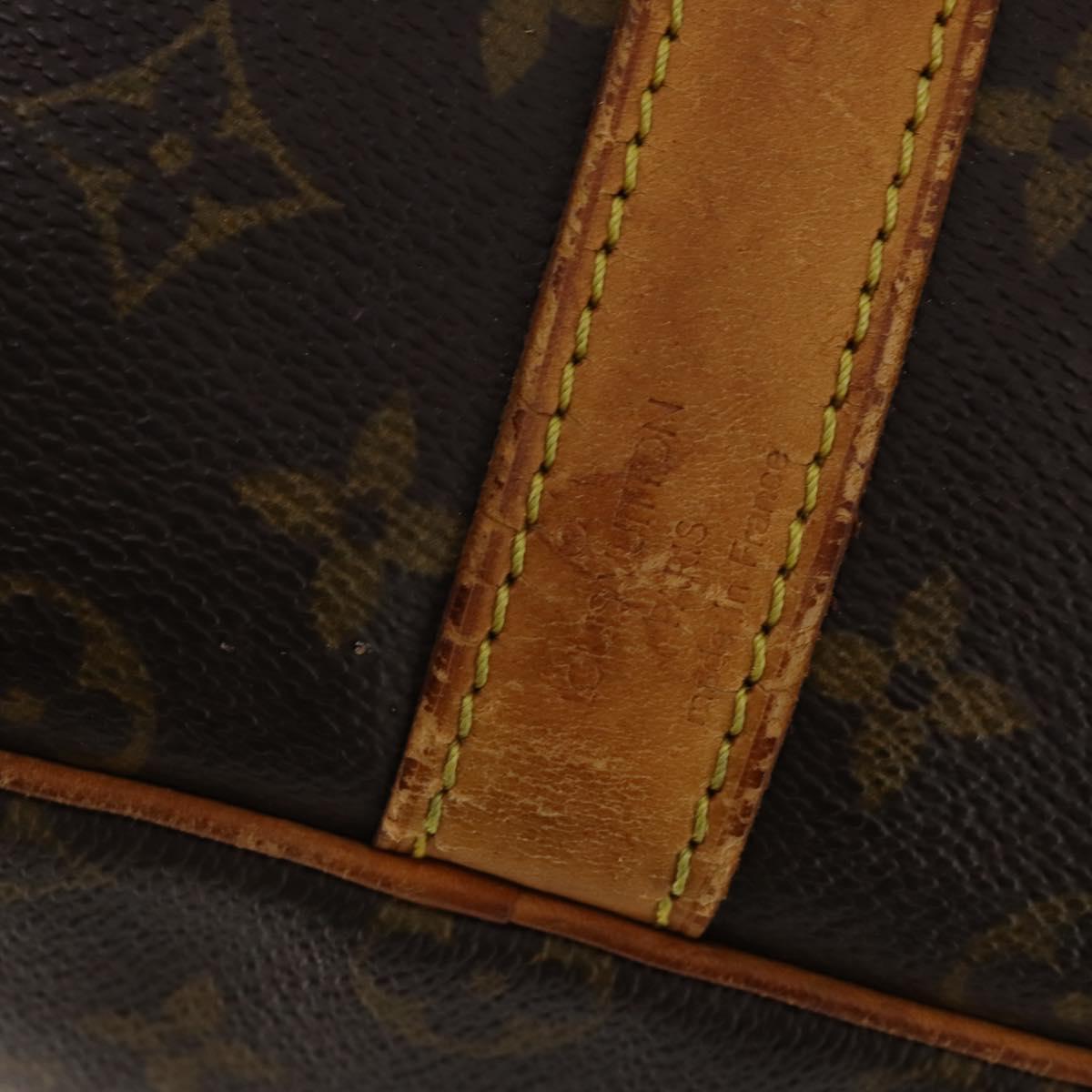 LOUIS VUITTON Monogram Keepall Bandouliere 55 Boston Bag M41414 LV Auth 189613