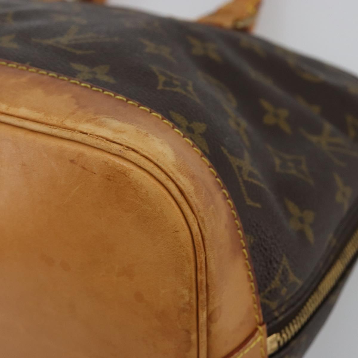 LOUIS VUITTON Monogram Alma Hand Bag M51130 LV Auth 189618