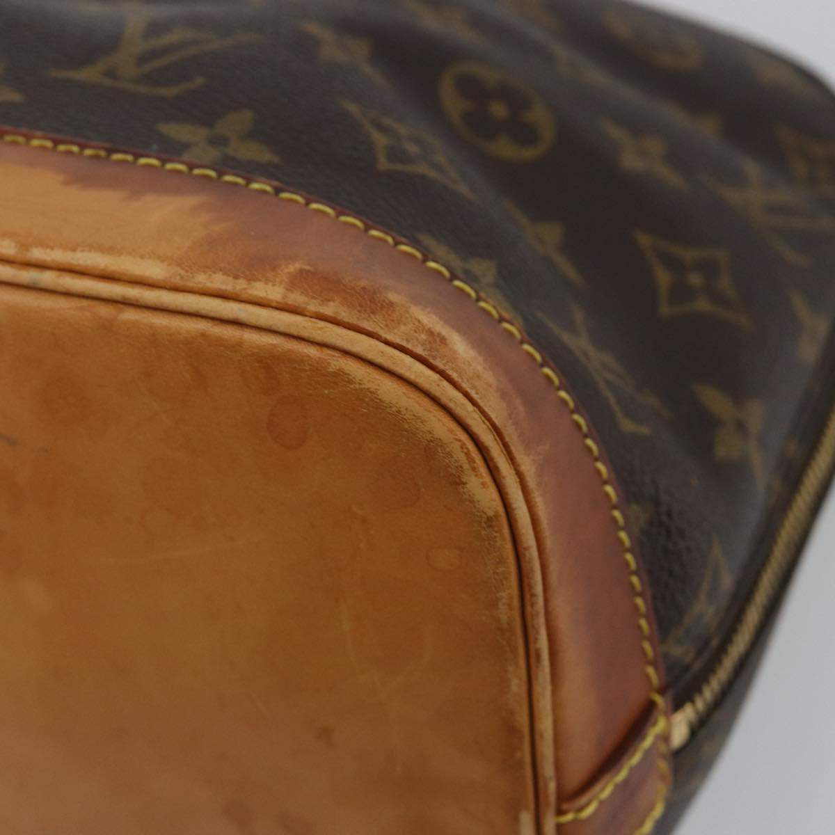 LOUIS VUITTON Monogram Alma Hand Bag M51130 LV Auth 189618