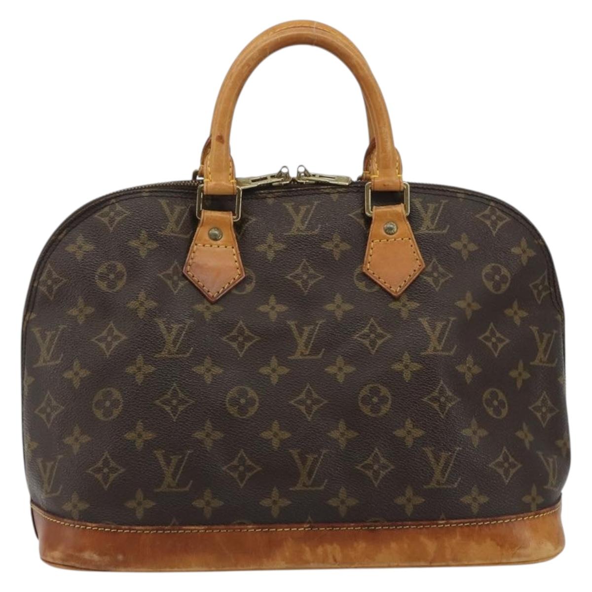 LOUIS VUITTON Monogram Alma Hand Bag M51130 LV Auth 189618