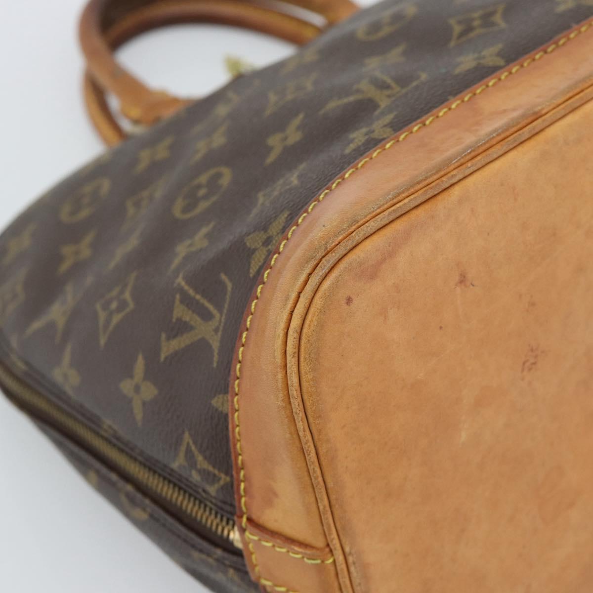 LOUIS VUITTON Monogram Alma Hand Bag M51130 LV Auth 189623