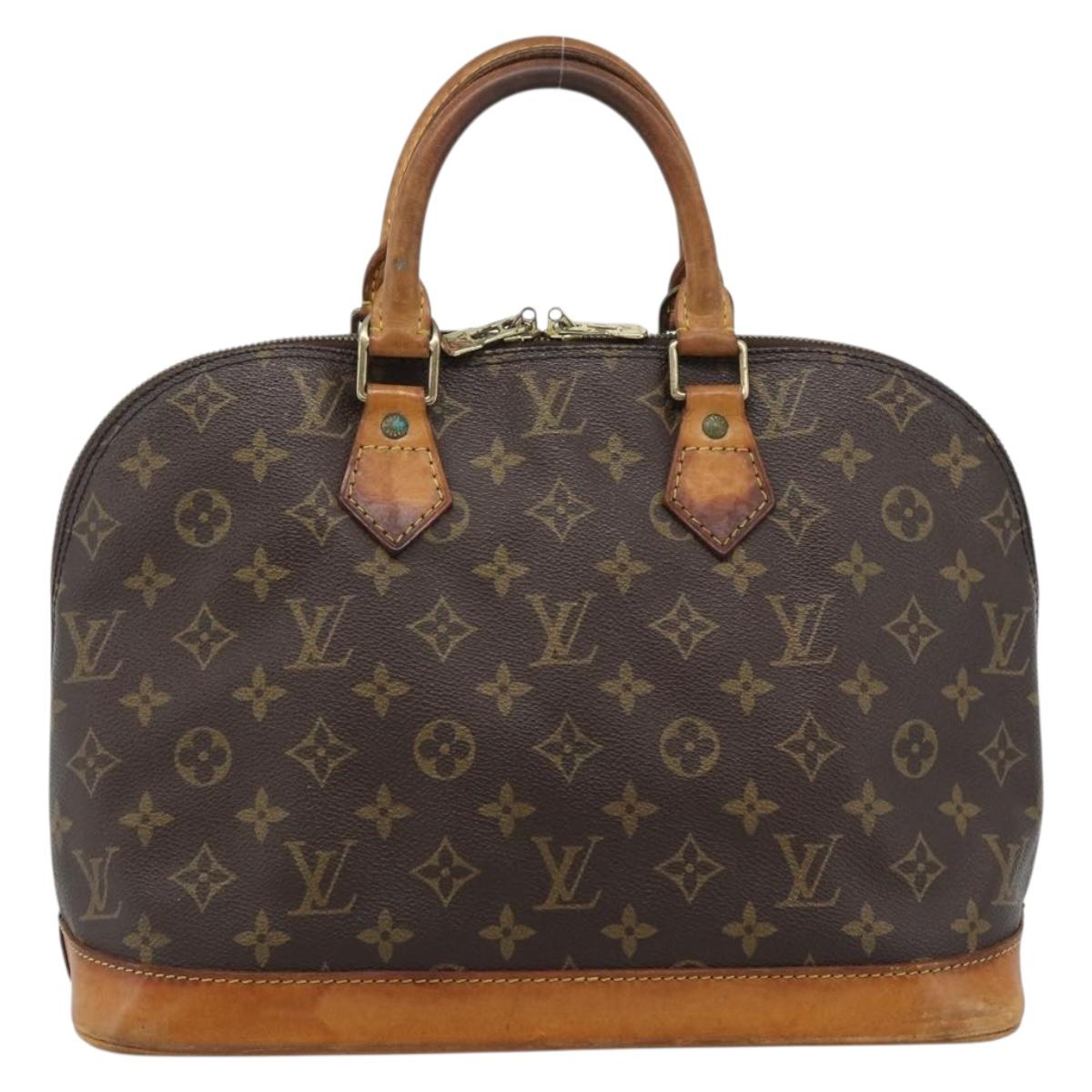LOUIS VUITTON Monogram Alma Hand Bag M51130 LV Auth 189623