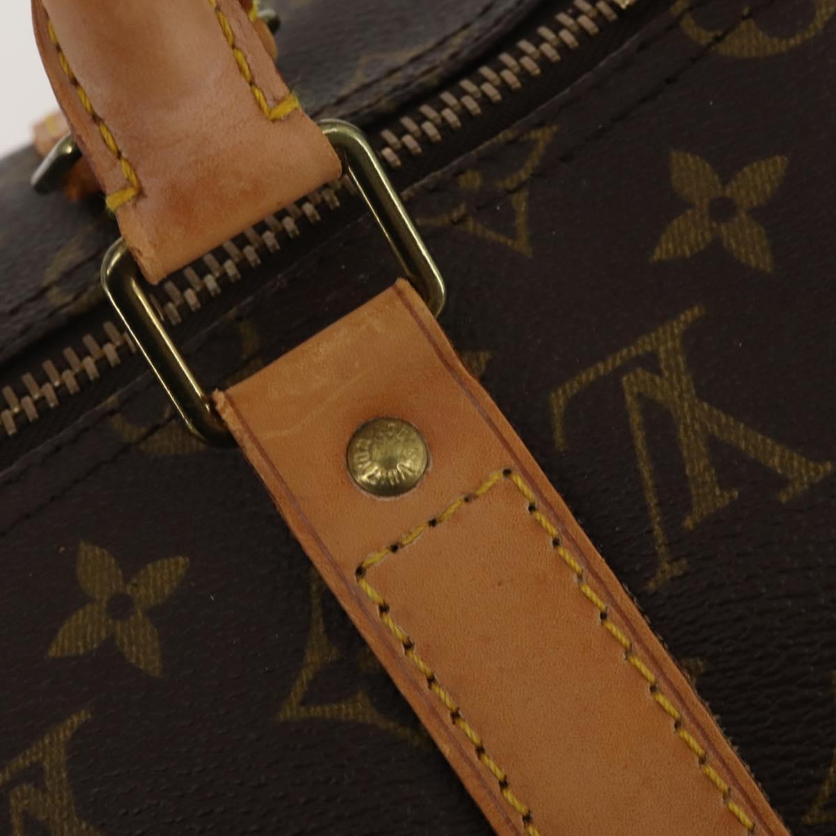 LOUIS VUITTON Monogram Keepall 50 Boston Bag M41426 LV Auth 189624A