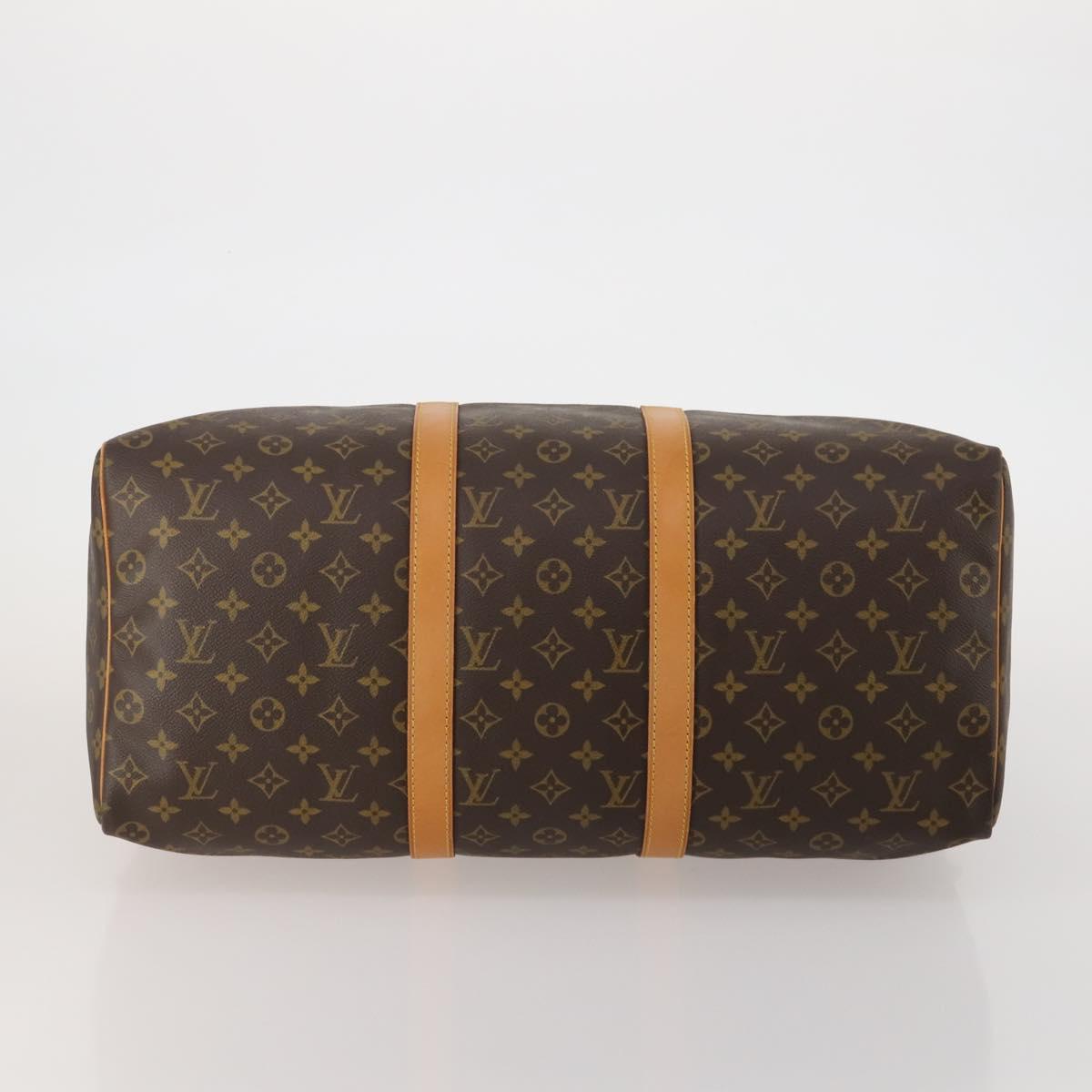 LOUIS VUITTON Monogram Keepall 50 Boston Bag M41426 LV Auth 189624A