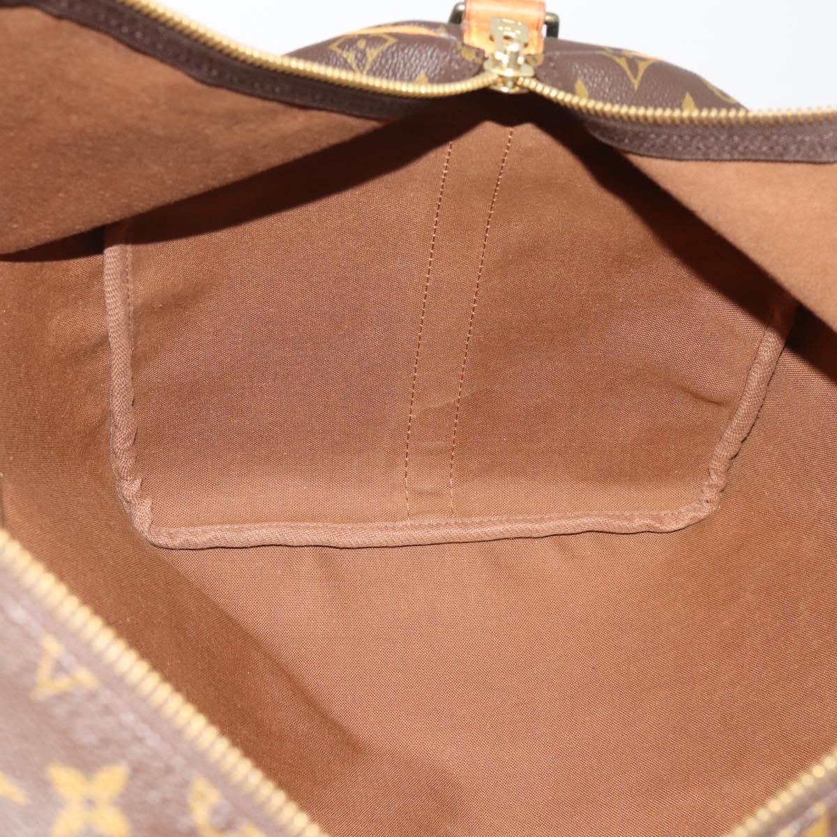LOUIS VUITTON Monogram Keepall Bandouliere 55 Boston Bag M41414 LV Auth 189631