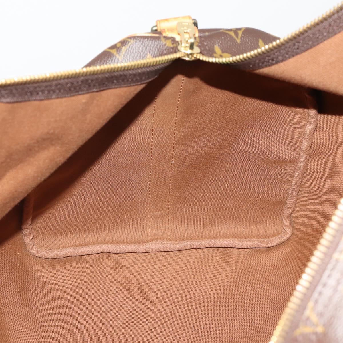 LOUIS VUITTON Monogram Keepall Bandouliere 55 Boston Bag M41414 LV Auth 189631