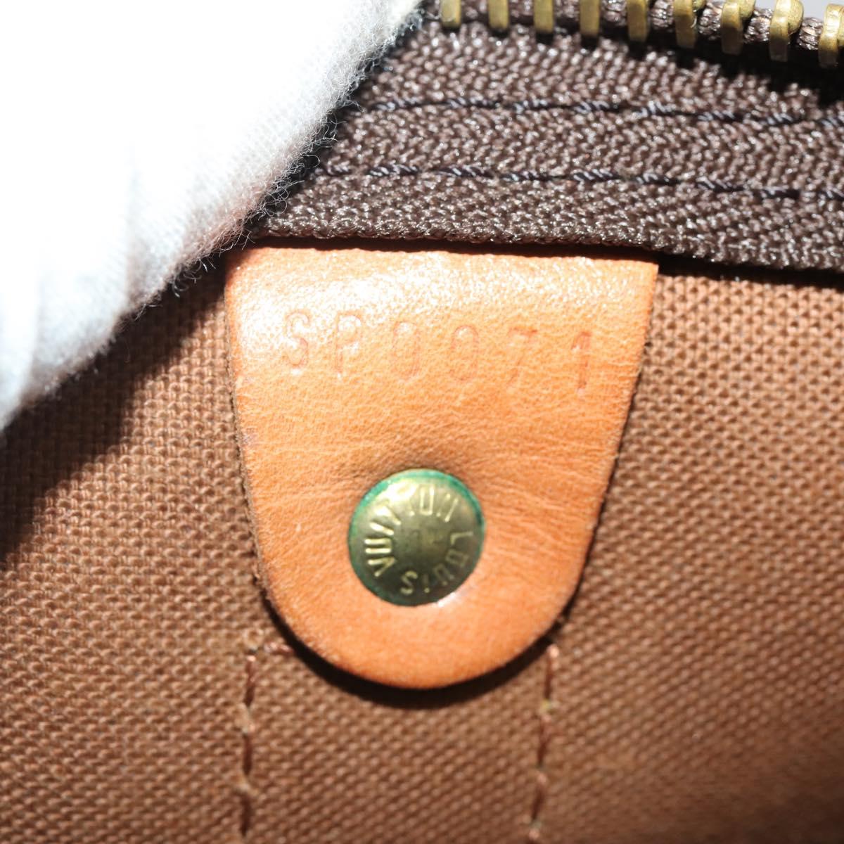 LOUIS VUITTON Monogram Keepall Bandouliere 55 Boston Bag M41414 LV Auth 189631