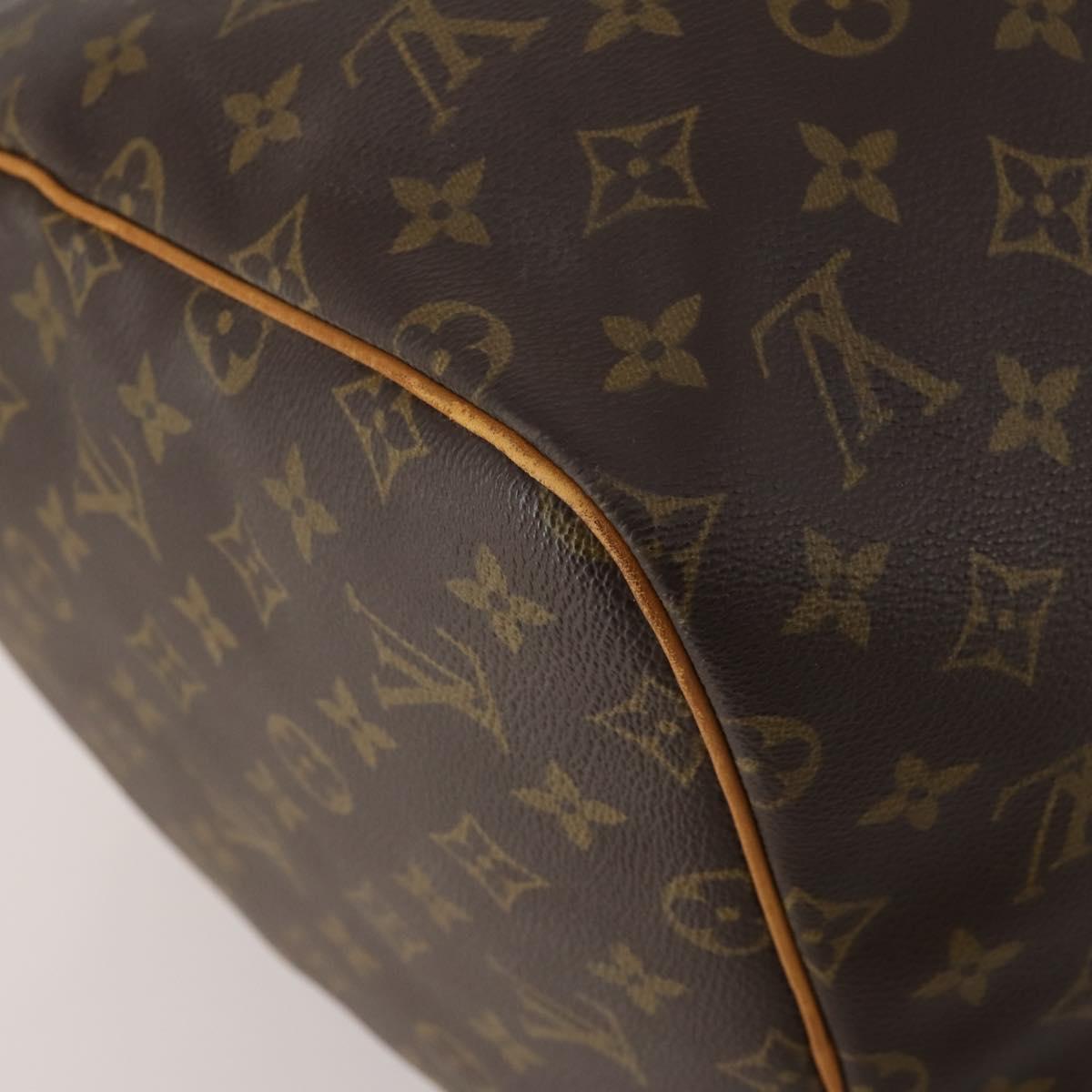 LOUIS VUITTON Monogram Keepall 55 Boston Bag M41424 LV Auth 189633