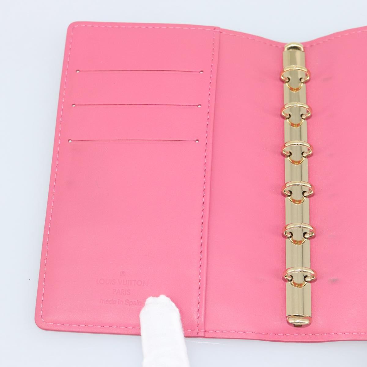 LOUIS VUITTON Vernis Agenda PM Day Planner Cover Fran Boise R2101F Auth 189639A