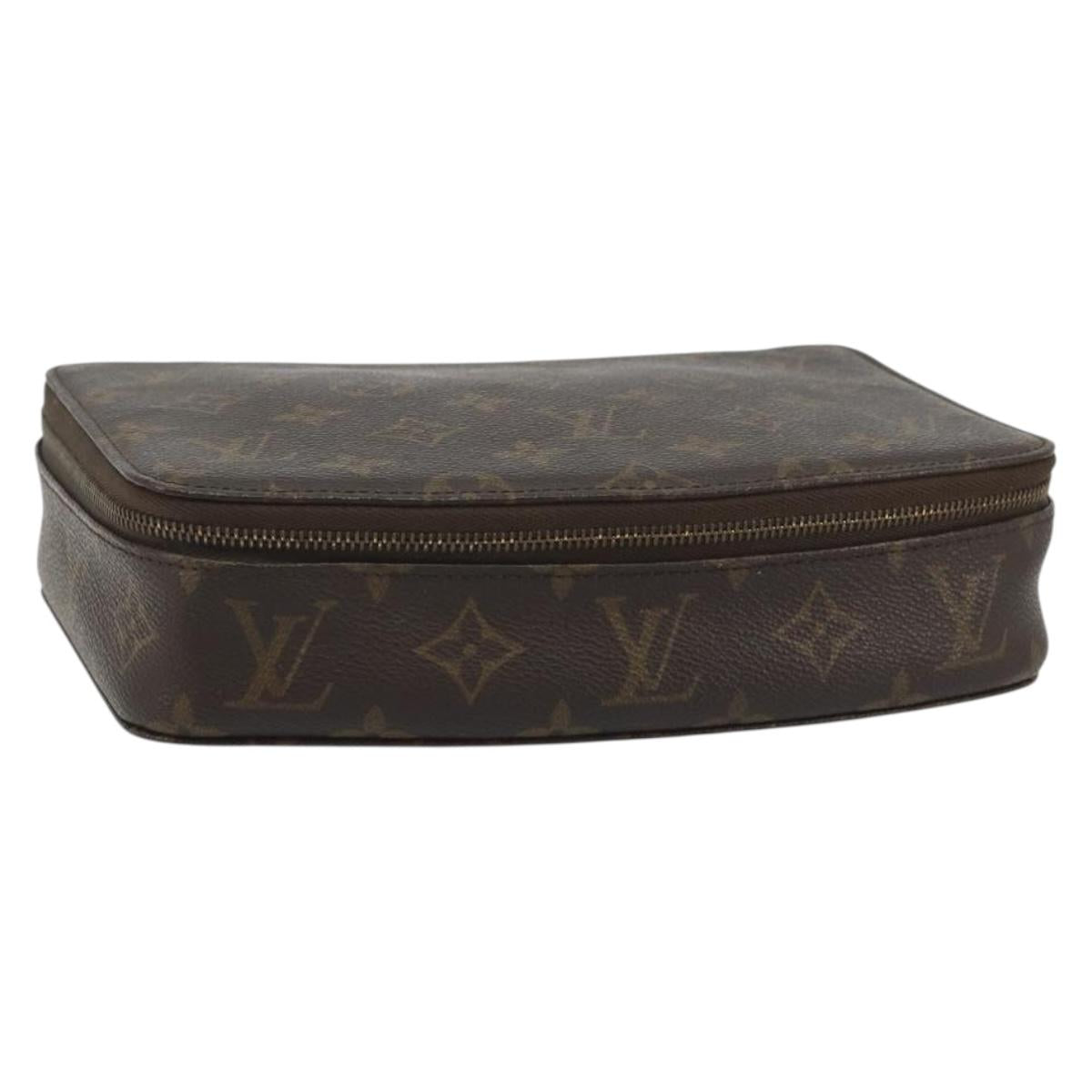 LOUIS VUITTON Monogram Posh Monte Carlo Jewelry Box M47350 LV Auth 189647