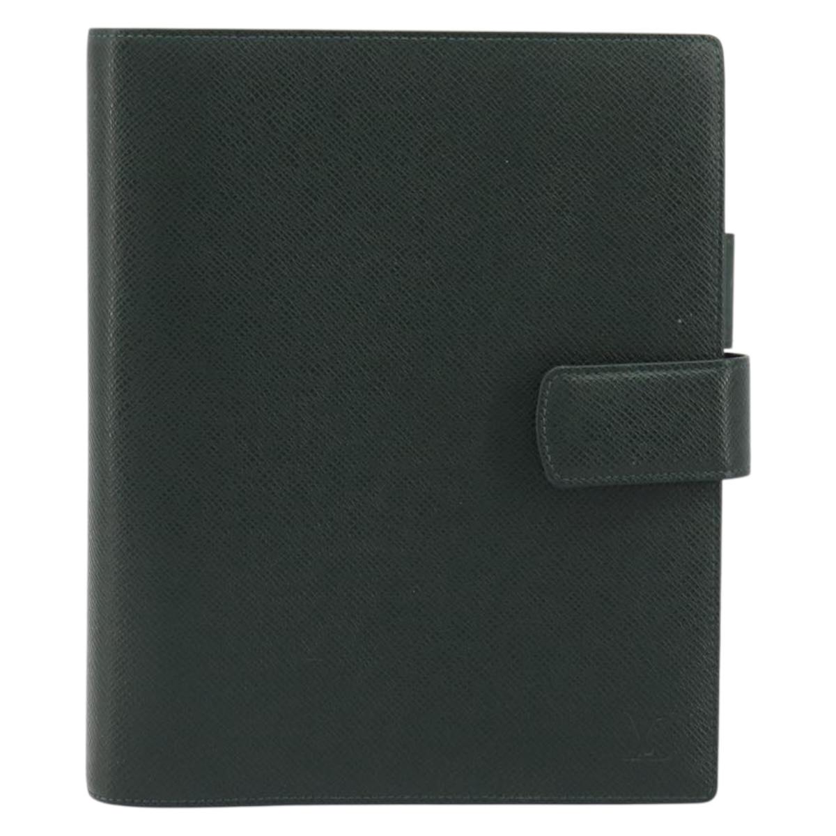 LOUIS VUITTON Taiga Agenda GM Day Planner Cover Epicea R20404 LV Auth 189648
