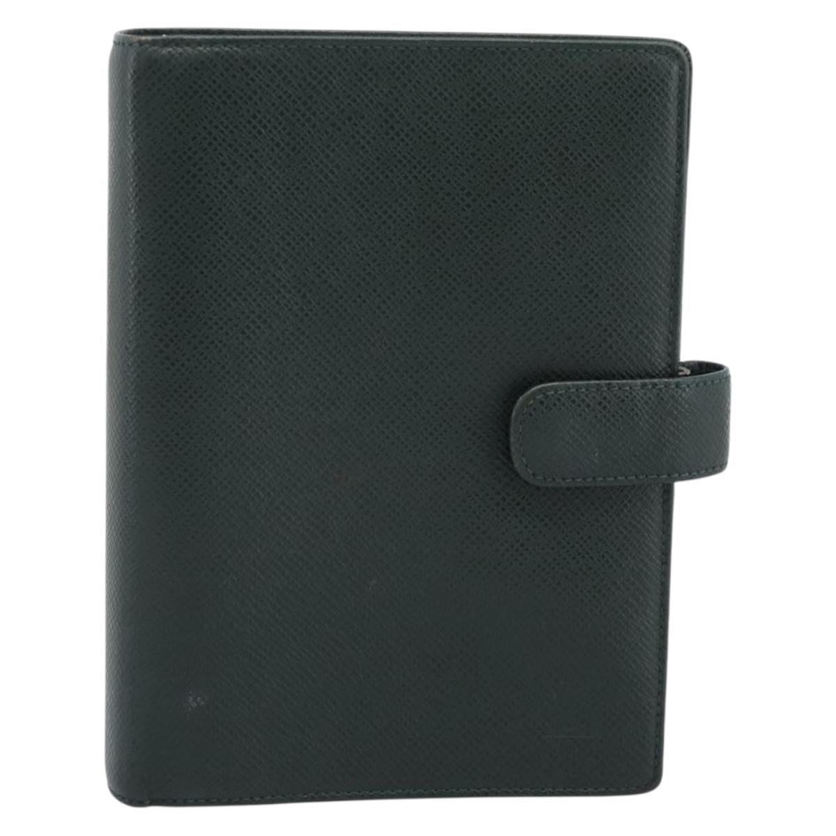 LOUIS VUITTON Taiga Agenda MM Day Planner Cover Epicea R20403 LV Auth 189655