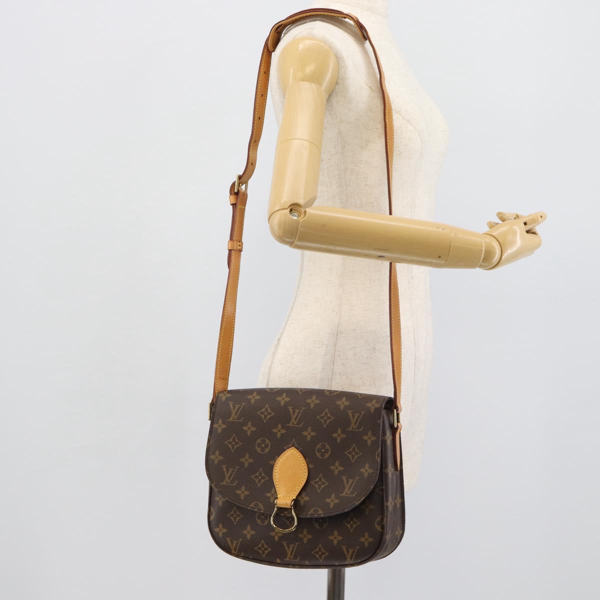 LOUIS VUITTON Monogram Saint Cloud GM Shoulder Bag M51242 LV Auth 189664V
