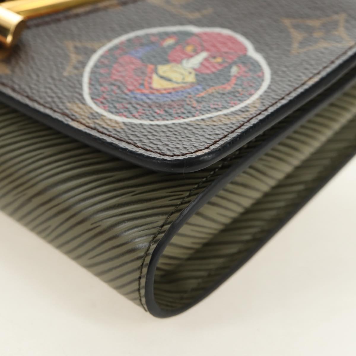 LOUIS VUITTON Monogram Kabuki Twist MM Shoulder Bag M67270 LV Auth 189668SAM