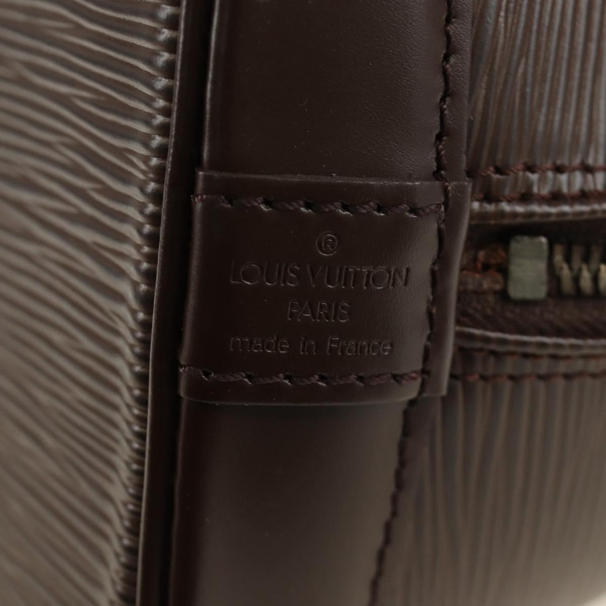 LOUIS VUITTON Epi Alma Hand Bag Mocha M5214D LV Auth 189669V