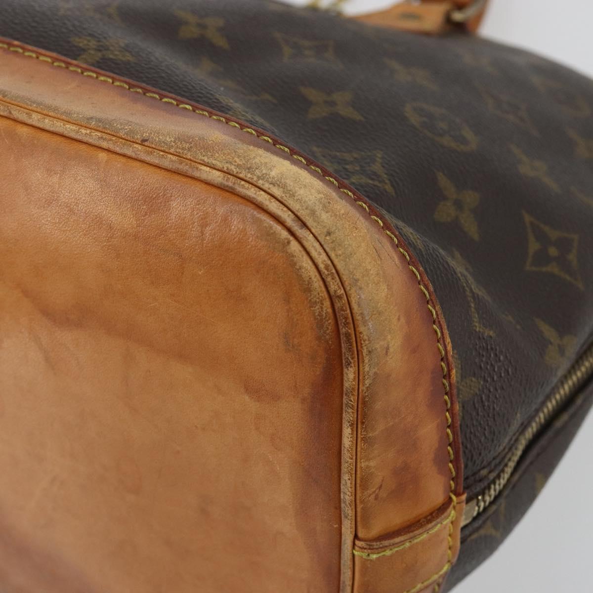 LOUIS VUITTON Monogram Alma Hand Bag M51130 LV Auth 189673