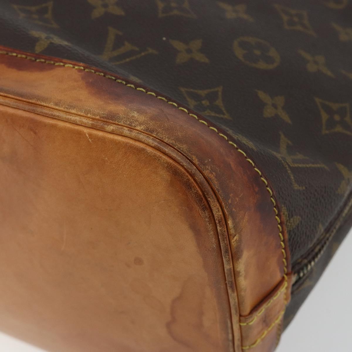 LOUIS VUITTON Monogram Alma Hand Bag M51130 LV Auth 189673