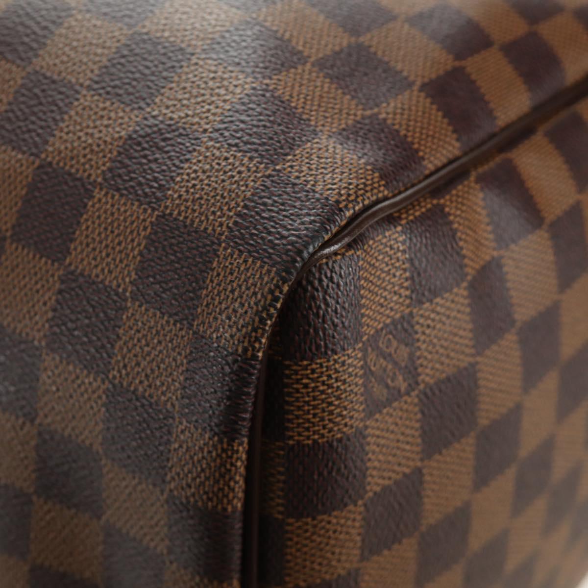 LOUIS VUITTON Damier Ebene Keepall 50 Boston Bag N41427 LV Auth 189675V