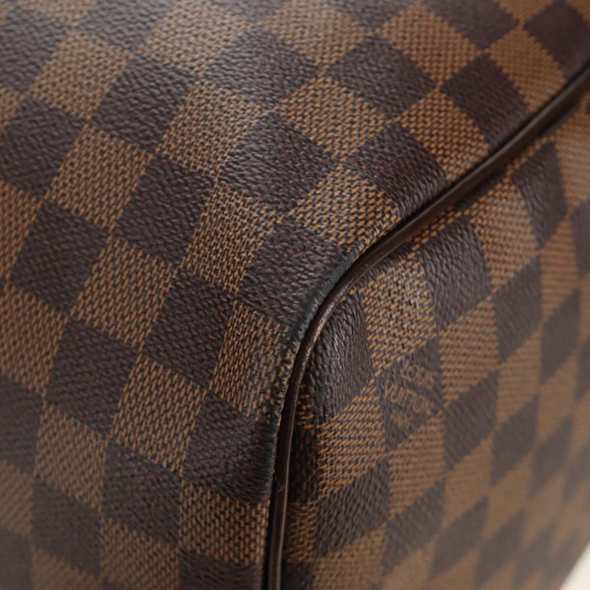 LOUIS VUITTON Damier Ebene Keepall 50 Boston Bag N41427 LV Auth 189675V