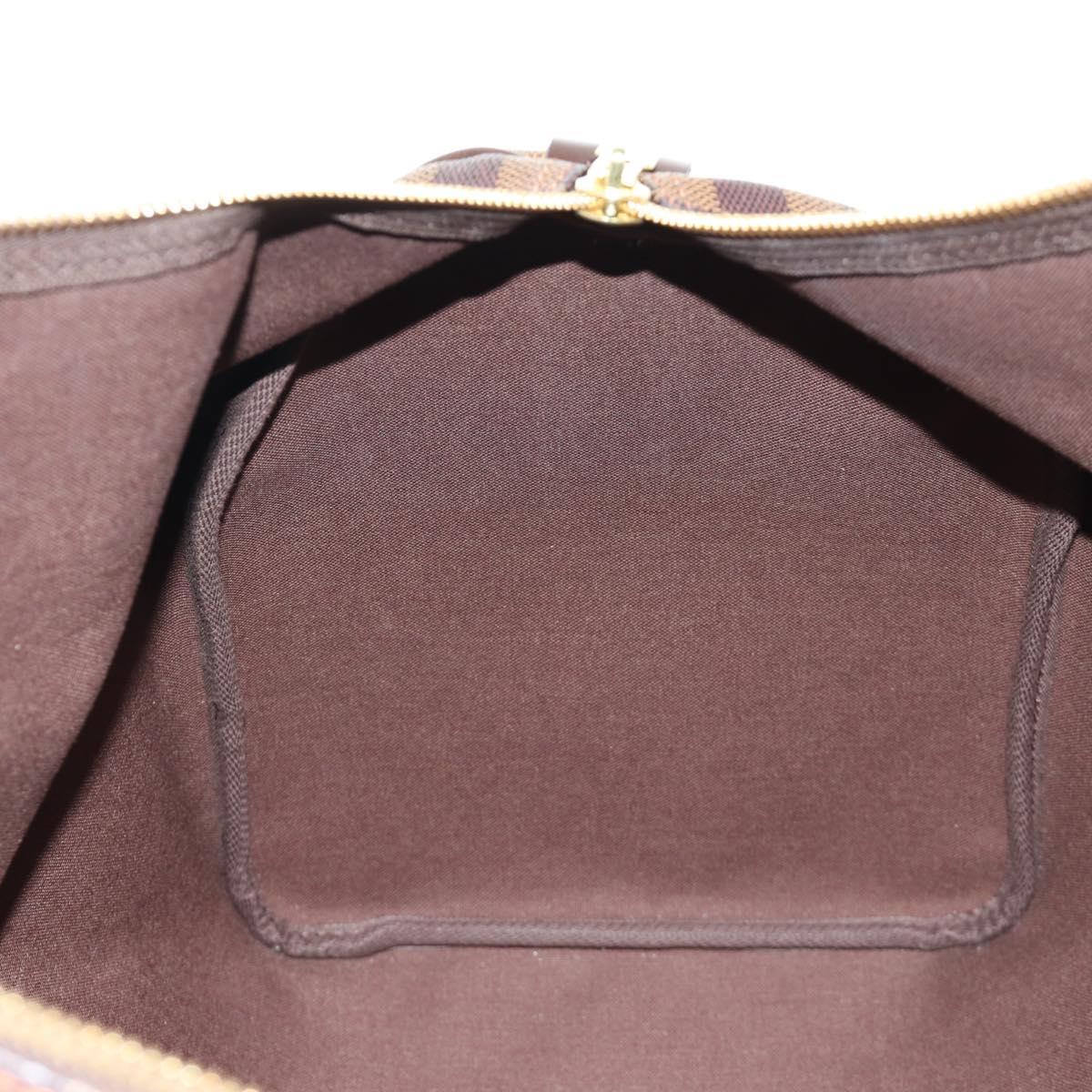 LOUIS VUITTON Damier Ebene Keepall 50 Boston Bag N41427 LV Auth 189675V