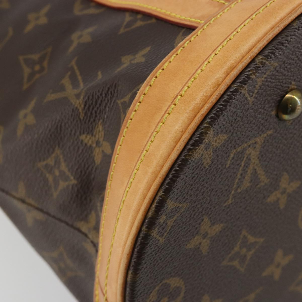 LOUIS VUITTON Monogram Bucket GM Shoulder Bag M42236 LV Auth 189676