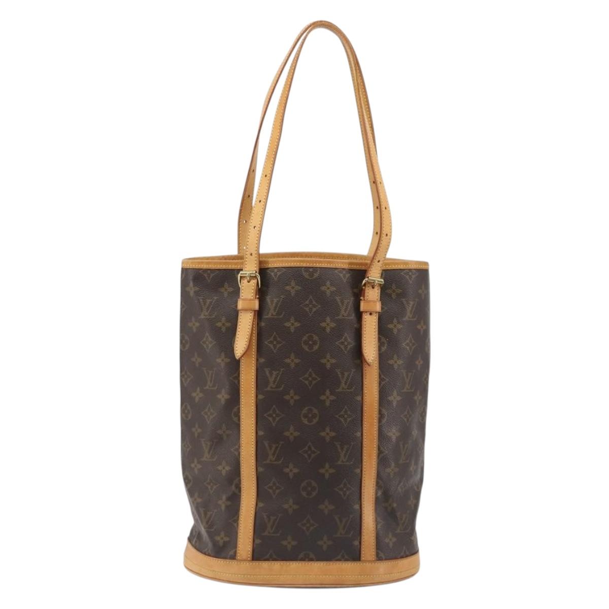 LOUIS VUITTON Monogram Bucket GM Shoulder Bag M42236 LV Auth 189676