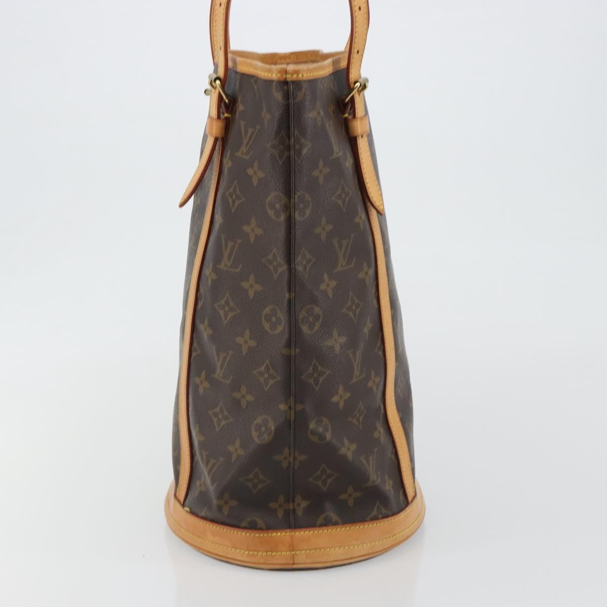 LOUIS VUITTON Monogram Bucket GM Shoulder Bag M42236 LV Auth 189676