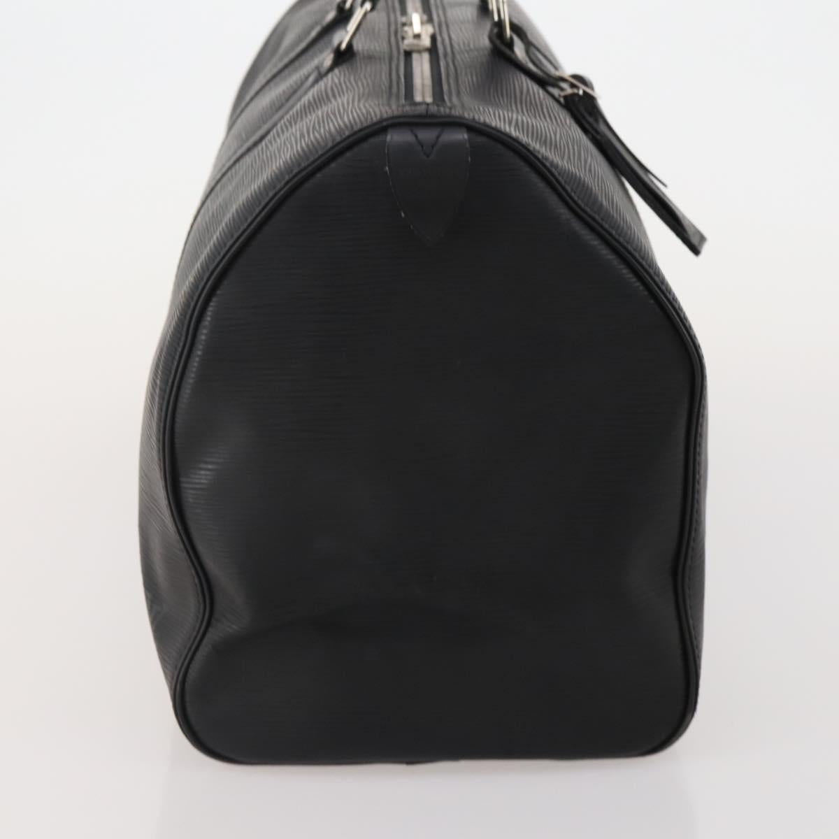 LOUIS VUITTON Epi Keepall 45 Boston Bag Black M42972 LV Auth 189677