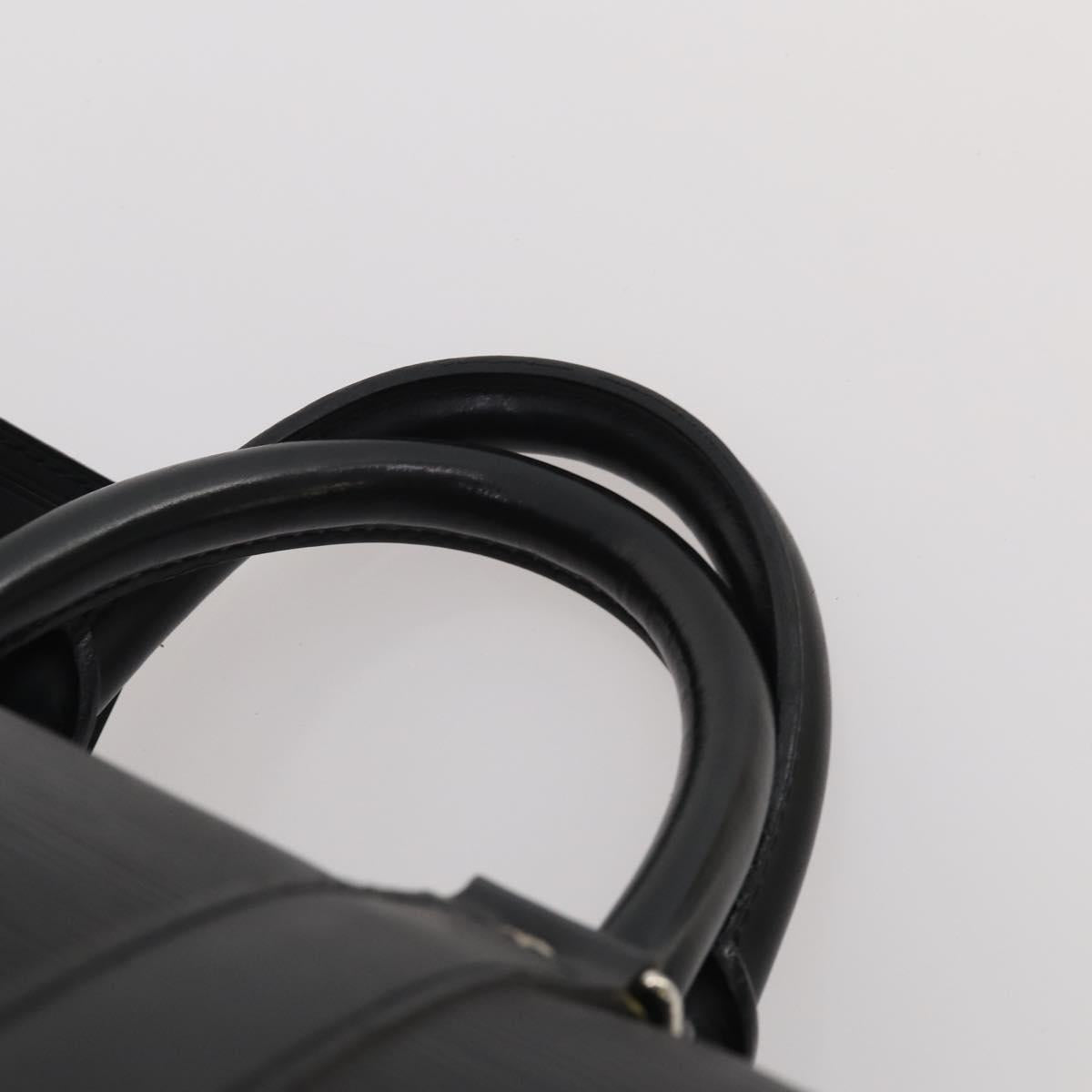 LOUIS VUITTON Epi Keepall 45 Boston Bag Black M42972 LV Auth 189677