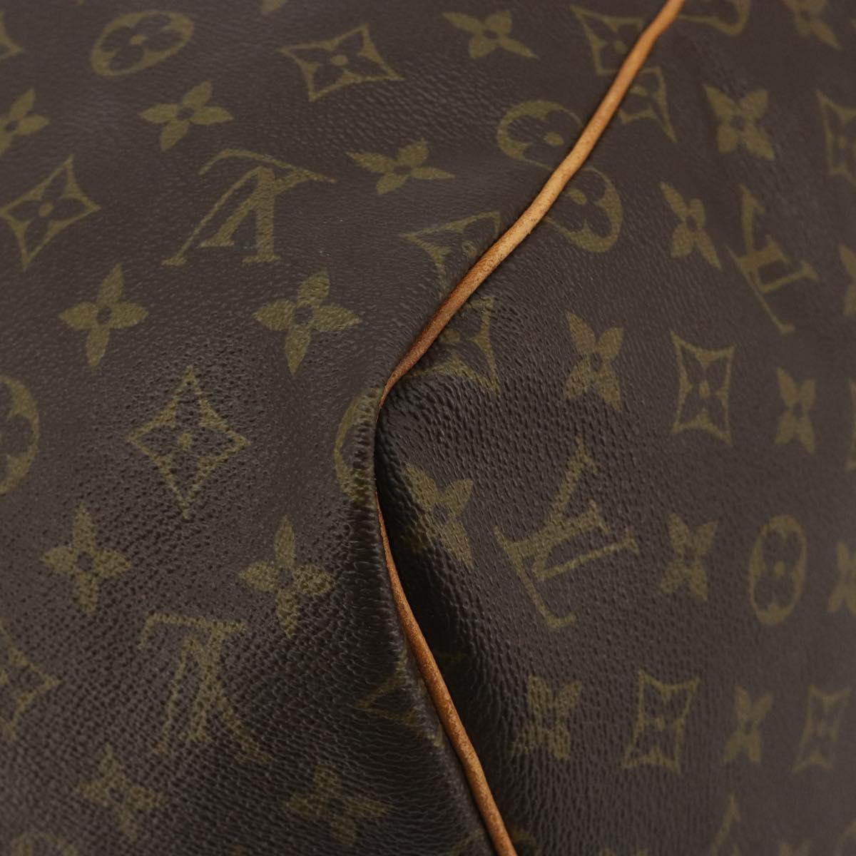 LOUIS VUITTON Monogram Sac Souple 55 Boston Bag M41622 LV Auth 189708A