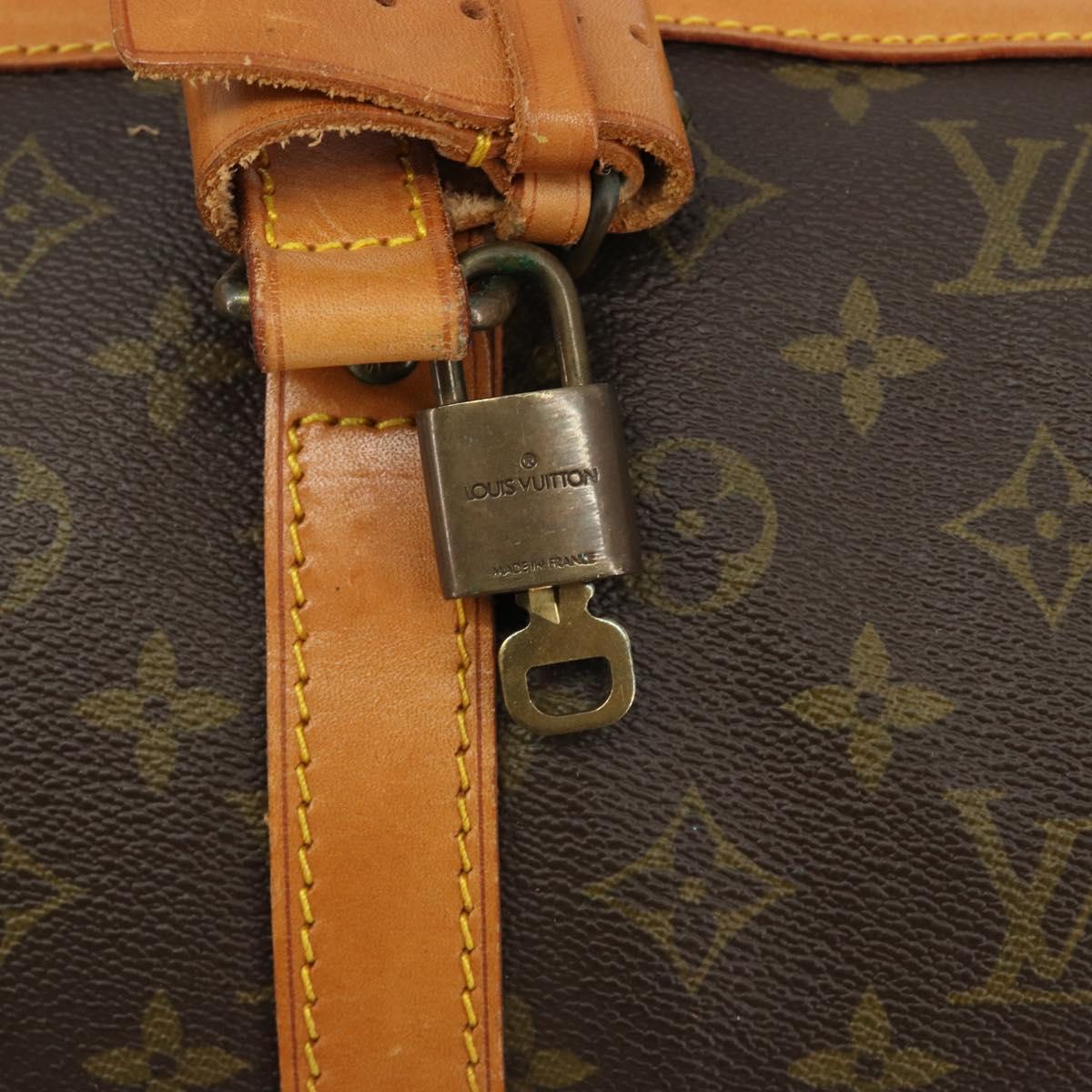 LOUIS VUITTON Monogram Sac Souple 55 Boston Bag M41622 LV Auth 189708A
