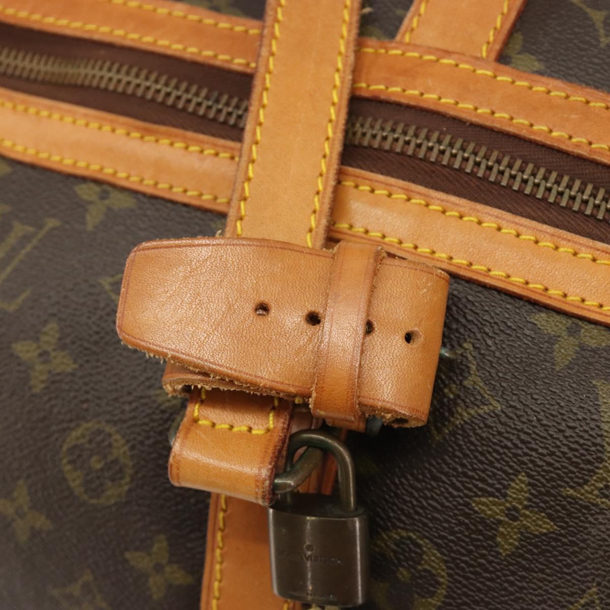 LOUIS VUITTON Monogram Sac Souple 55 Boston Bag M41622 LV Auth 189708A
