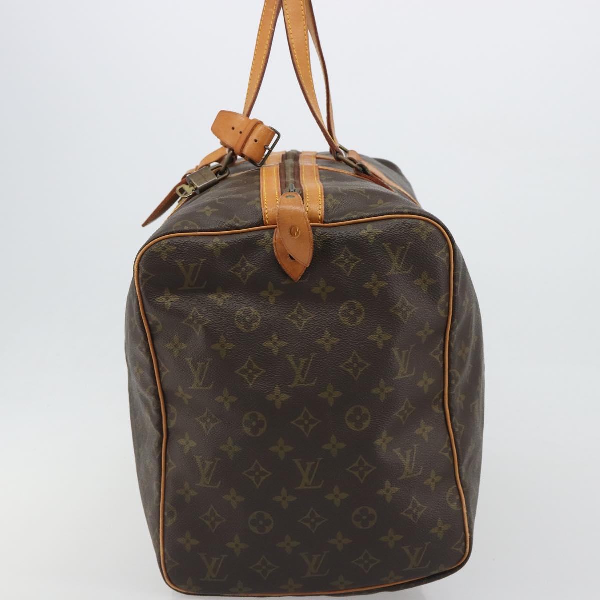 LOUIS VUITTON Monogram Sac Souple 55 Boston Bag M41622 LV Auth 189708A