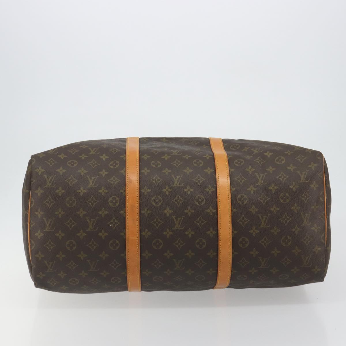 LOUIS VUITTON Monogram Sac Souple 55 Boston Bag M41622 LV Auth 189708A