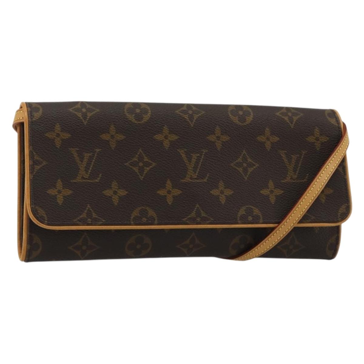 LOUIS VUITTON Monogram Pochette Twin GM Shoulder Bag M51852 LV Auth 189714V