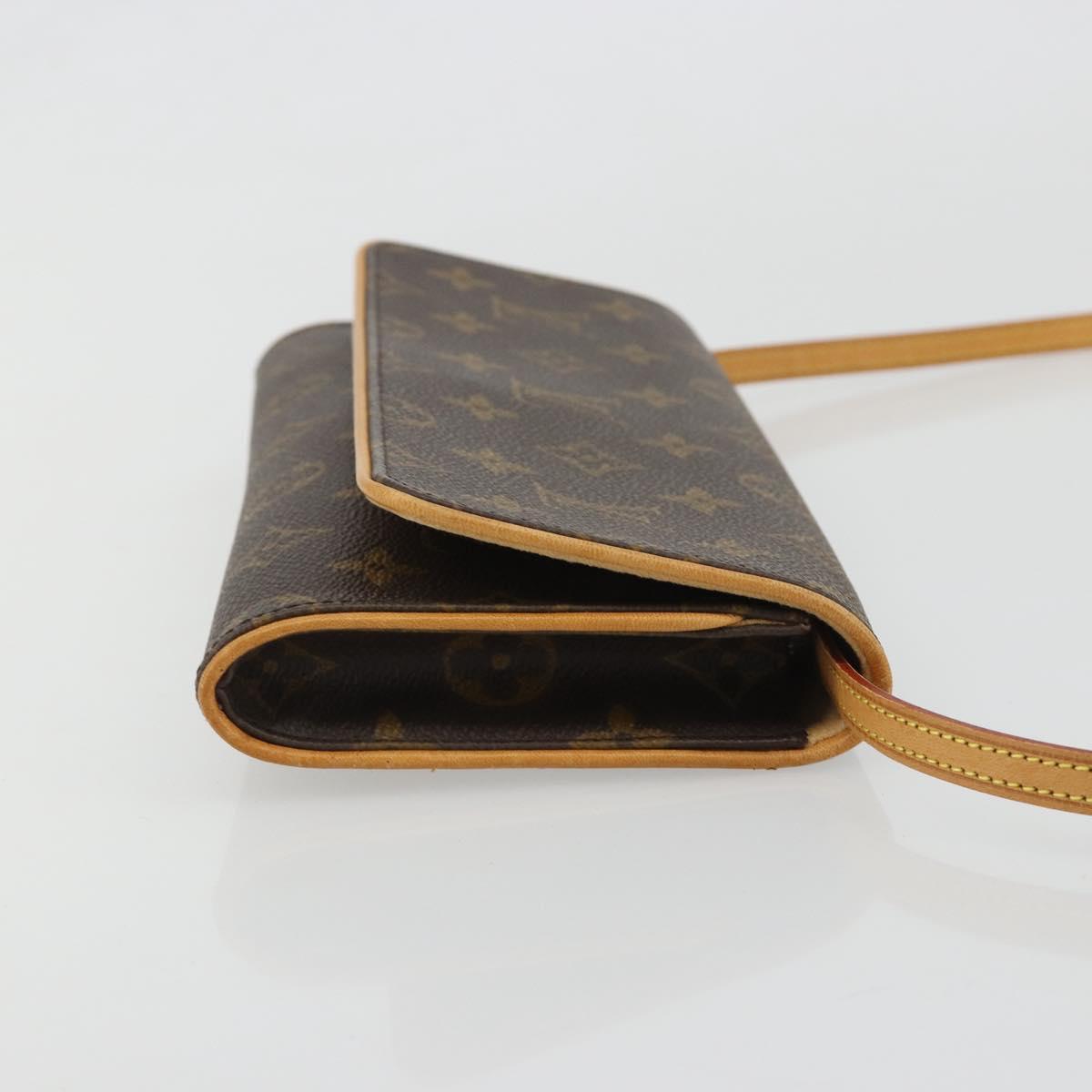 LOUIS VUITTON Monogram Pochette Twin GM Shoulder Bag M51852 LV Auth 189714V