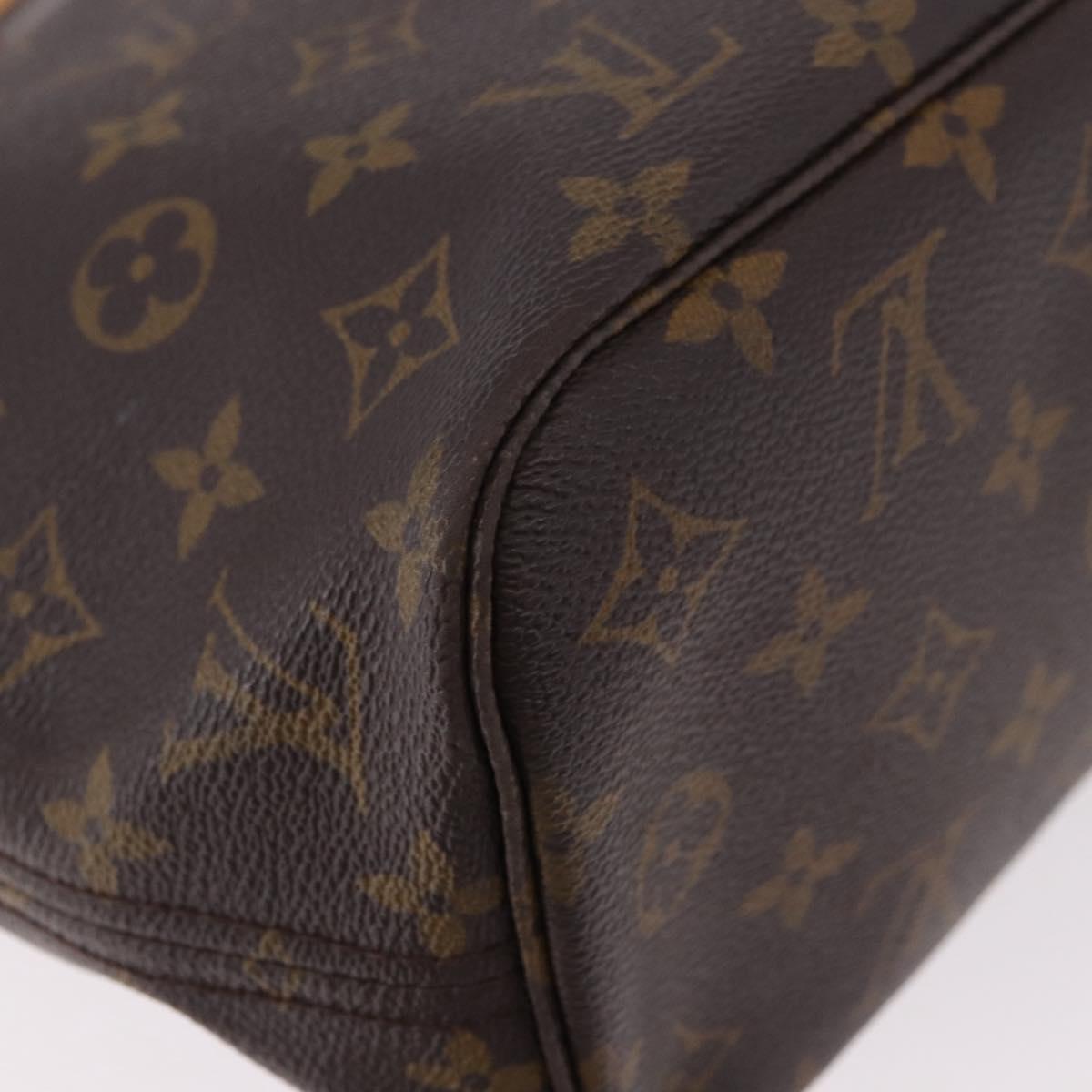 LOUIS VUITTON Monogram Neverfull PM Tote Bag M40155 LV Auth 189717