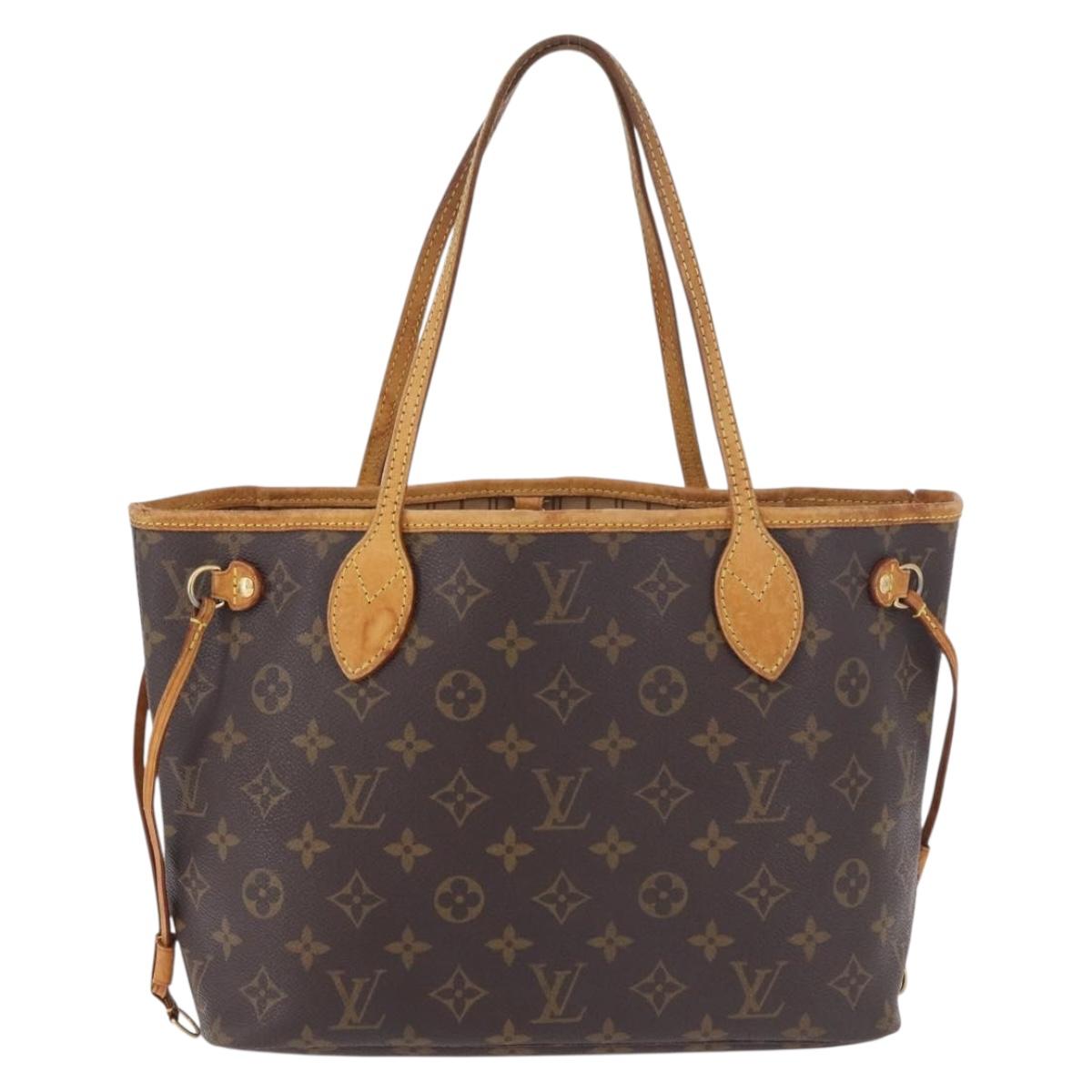 LOUIS VUITTON Monogram Neverfull PM Tote Bag M40155 LV Auth 189717