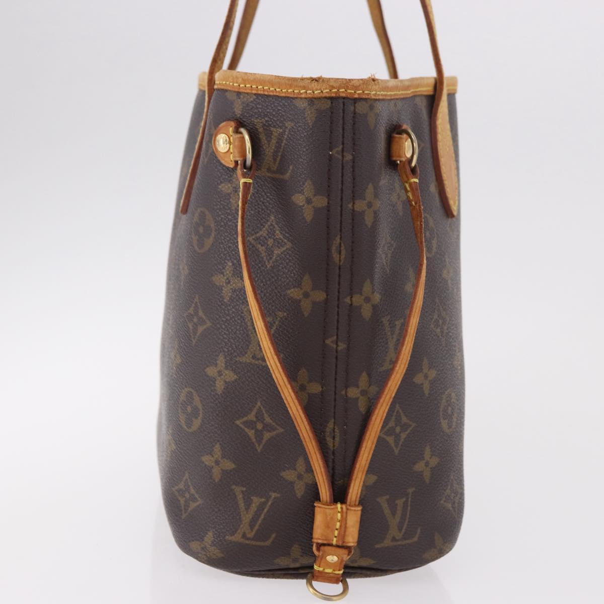 LOUIS VUITTON Monogram Neverfull PM Tote Bag M40155 LV Auth 189717