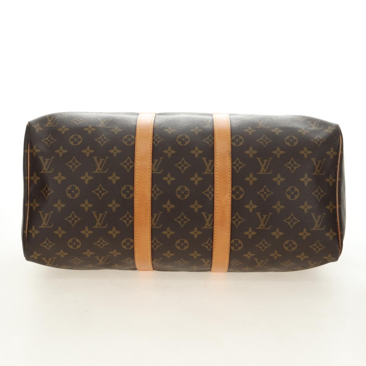 LOUIS VUITTON Monogram Keepall 45 Boston Bag M41428 LV Auth 189735V