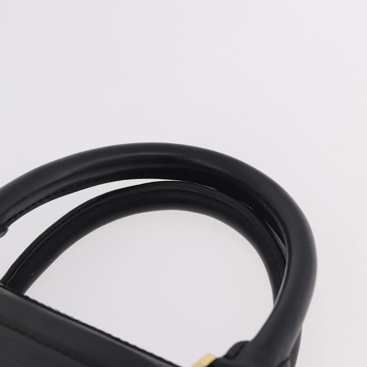 LOUIS VUITTON Epi Danura PM Hand Bag 2way Black M58912 LV Auth 189742A
