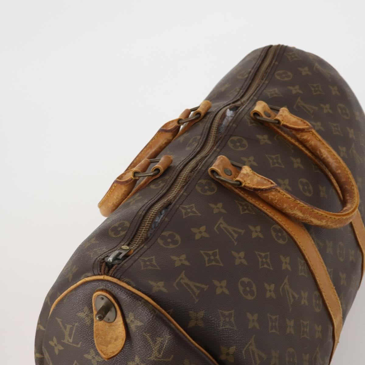 LOUIS VUITTON Monogram Keepall 45 Boston Bag M41428 LV Auth 189750