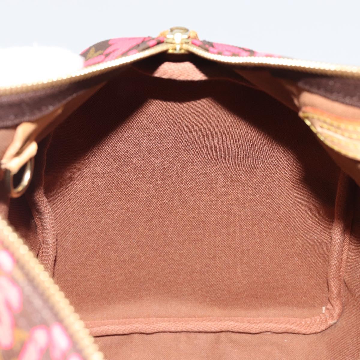 LOUIS VUITTON Monogram Graffiti Speedy 30 Hand Bag Pink M93704 LV Auth 189751SAM
